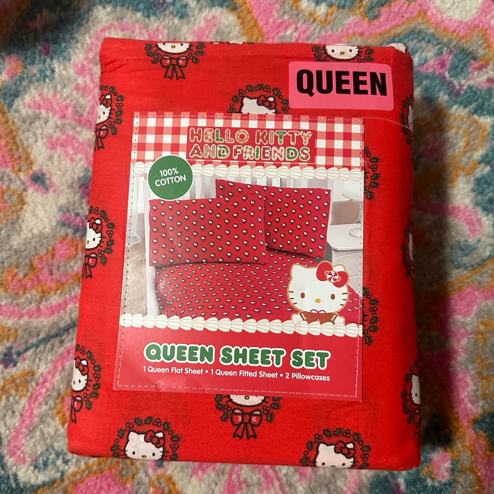 Xmas Hello Kitty Sheet Set